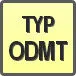 Piktogram - Typ: ODMT